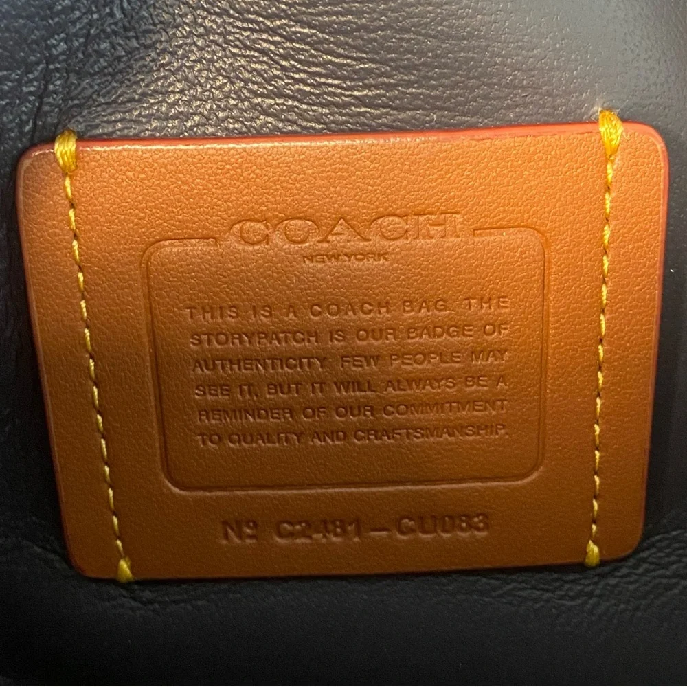 New Coach Tabby 26 Quilted Nappa Leather Tie Dye - Picture 15 of 16